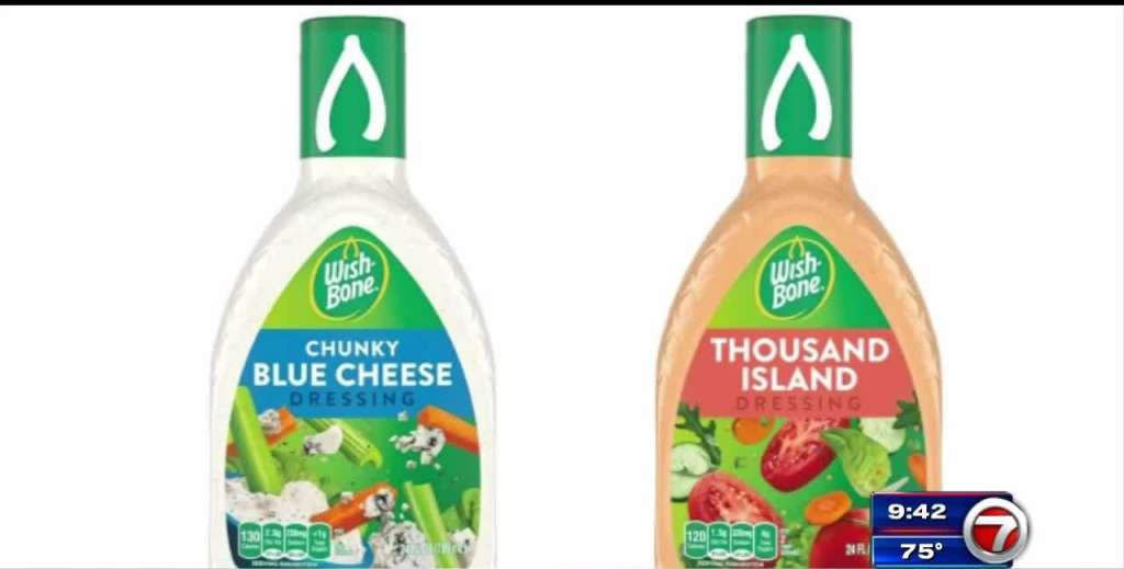 WishBone recalls Chunky Blue Cheese, Thousand Island salad dressing