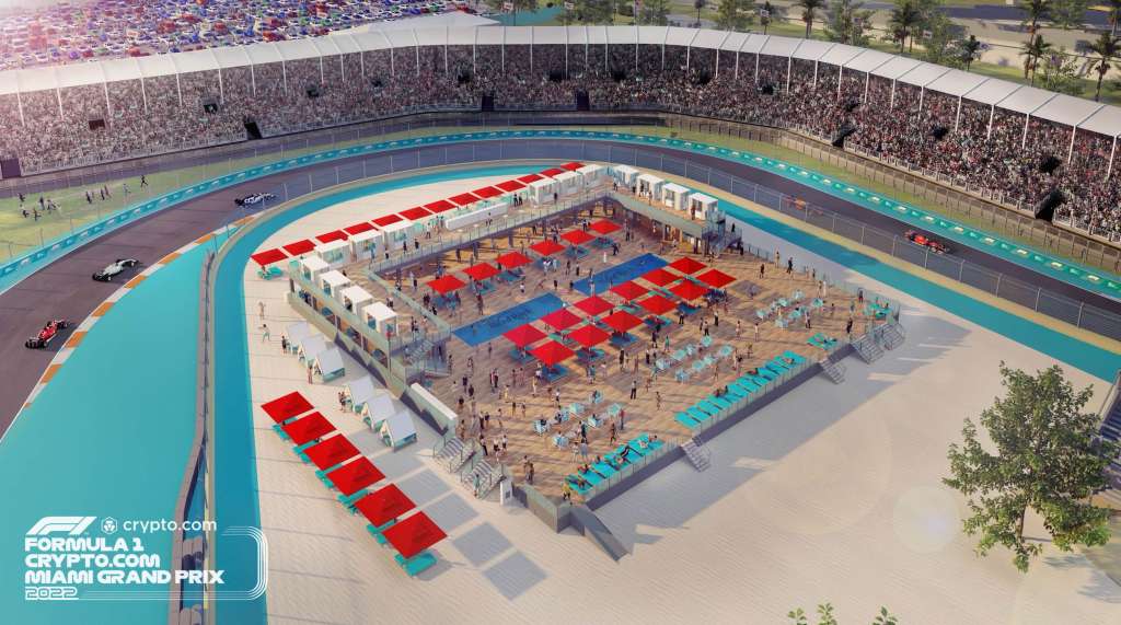 Beach club to be featured at F1 Miami Grand Prix