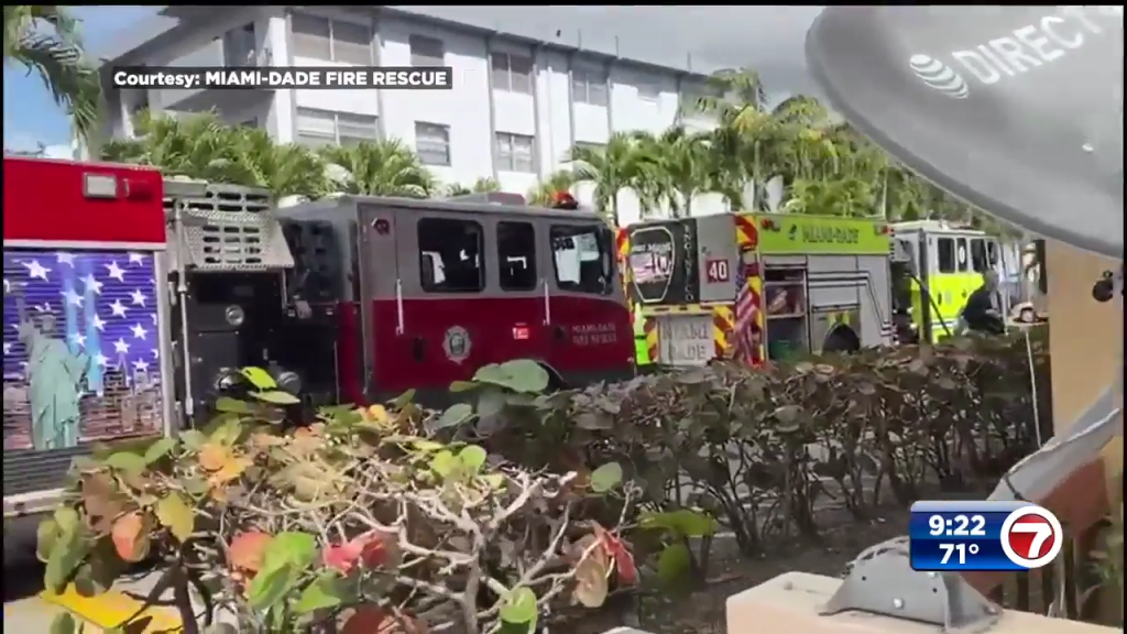 1 hospitalized for smoke inhalation after fire at West Miami-Dade apartment – WSVN 7News | Miami News, Weather, Sports