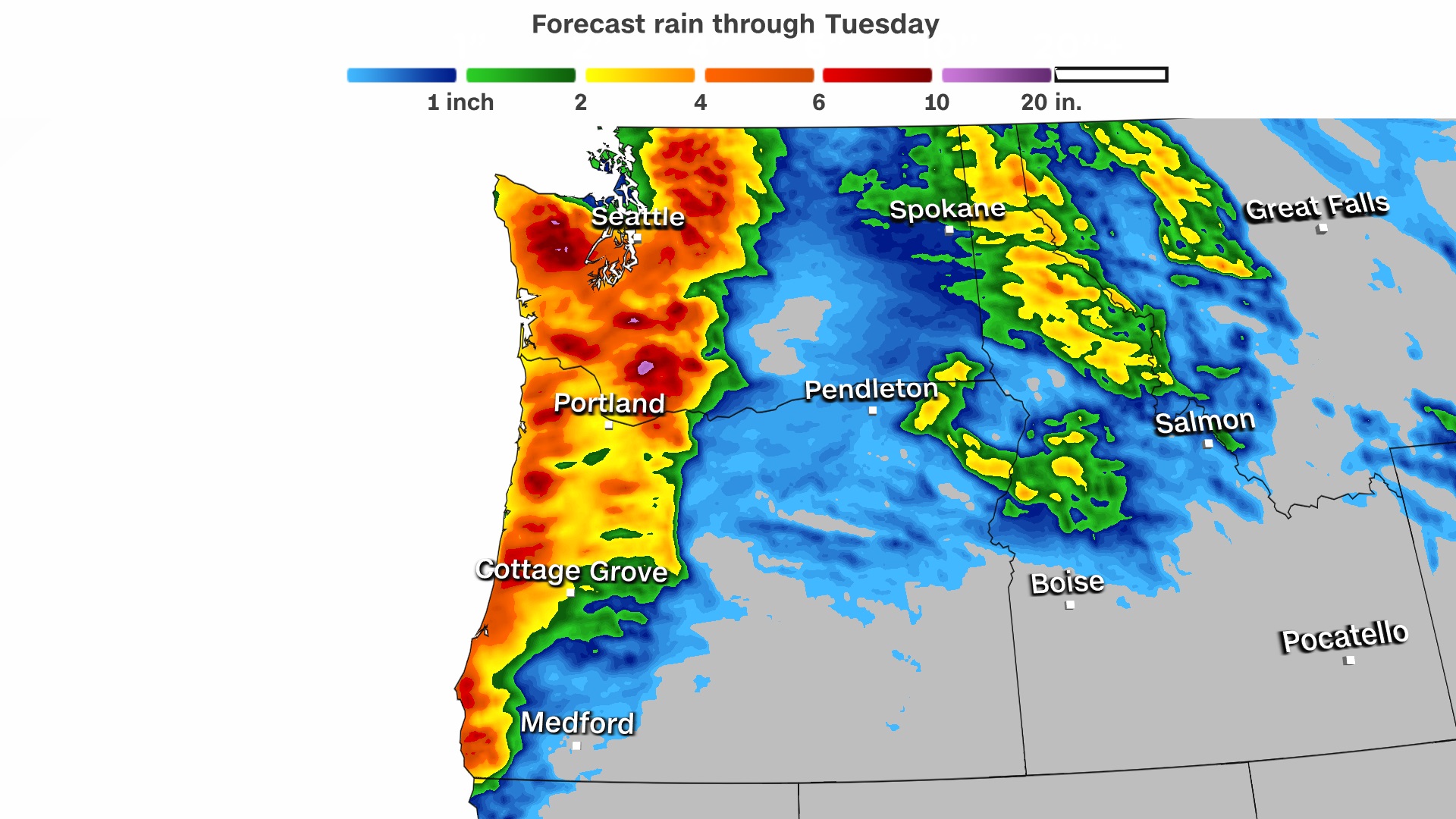 Pacific Northwest Weather Map A Category 4 Atmospheric River Is Forecast To Drench The Pacific Northwest  Early This Week – Wsvn 7News | Miami News, Weather, Sports | Fort Lauderdale