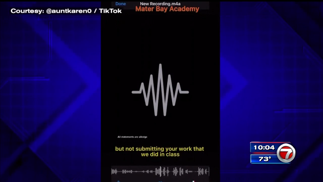 Audio recording of South Florida teacher speaking unsettling words to