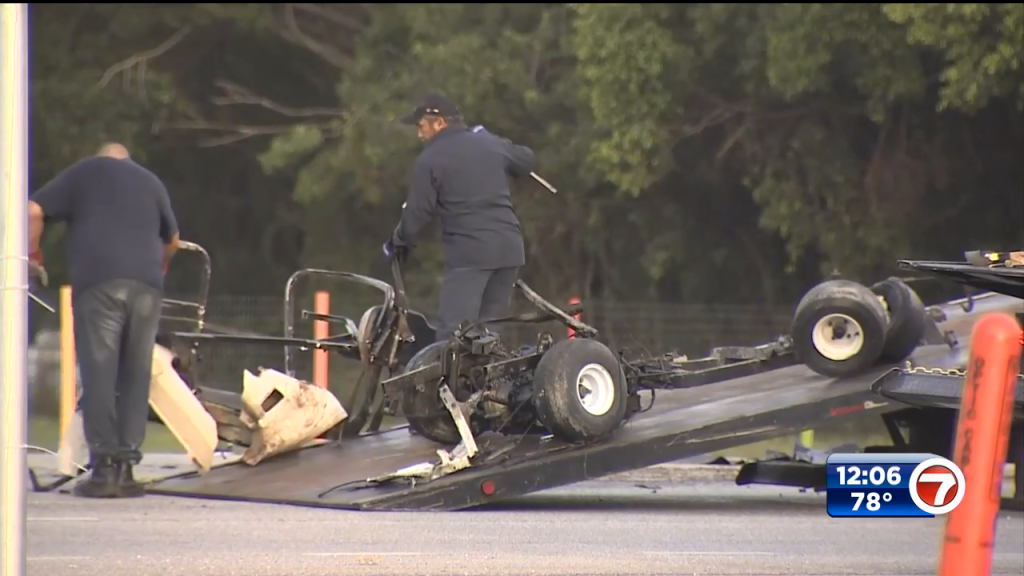 Man dead, woman hospitalized following golfcart crash in SW MiamiDade