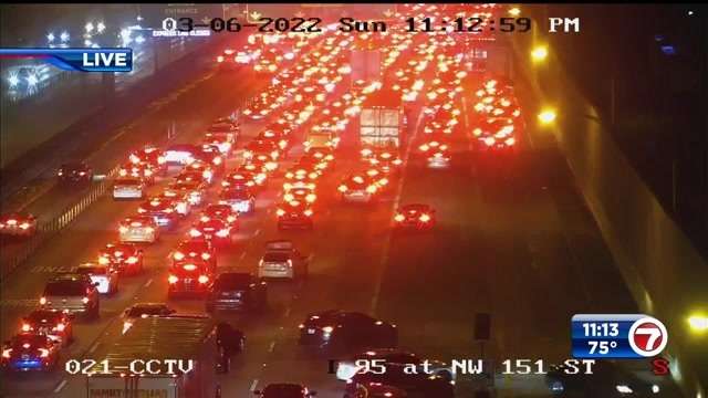 Pedestrian struck, killed on I-95 in North Miami – WSVN 7News | Miami ...