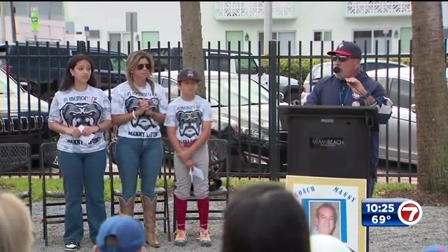 Surfside collapse victim Manny LaFont honored in Miami Beach ceremony