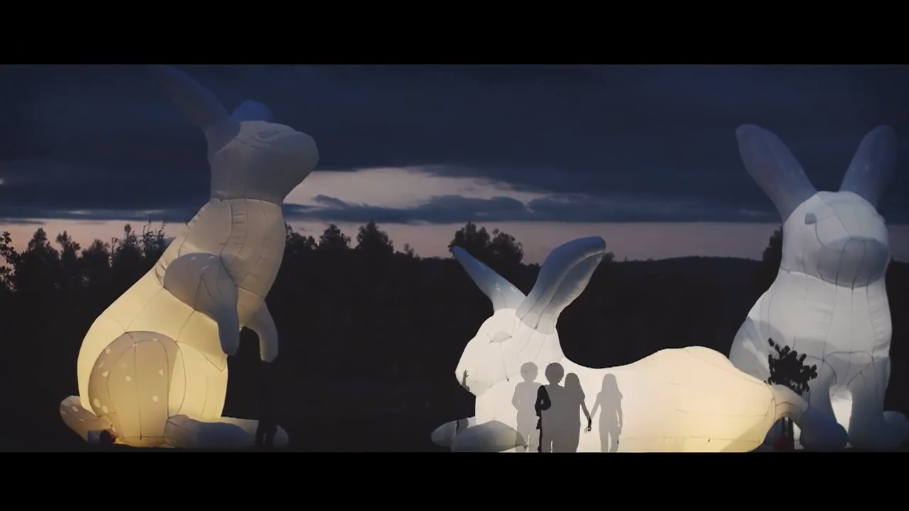 Hop with joy and see enormous critters at Big Bunnies and Blooms art