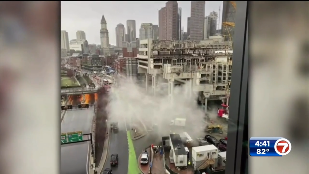Boston parking garage being demolished collapses; 1 killed WSVN 7News