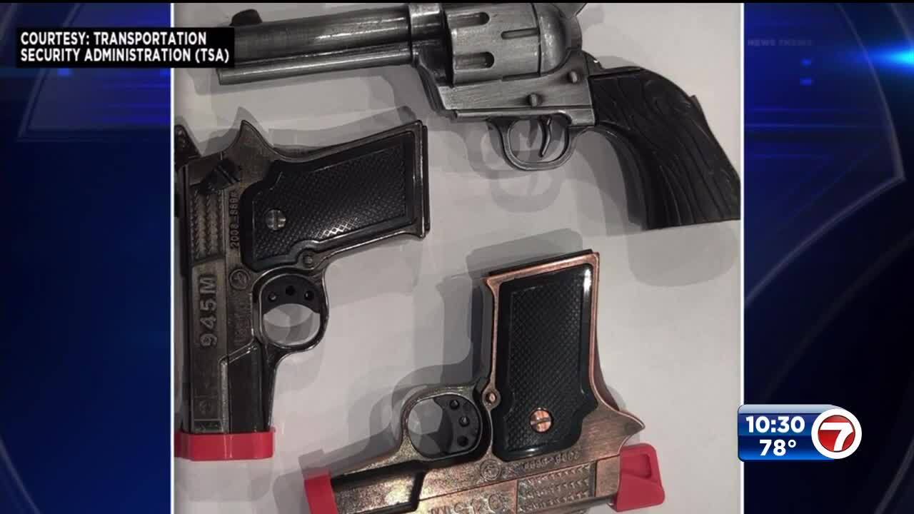 TSA warns passengers against bringing prohibited items through airport