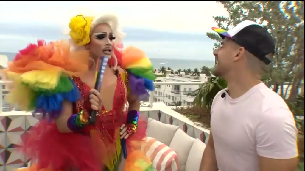 Miami Beach Pride to take place this weekend; local drag queen Athena Dion joins in on the fun Miami Beach Pride to take place this weekend; local drag queen Athena Dion joins in on the fun