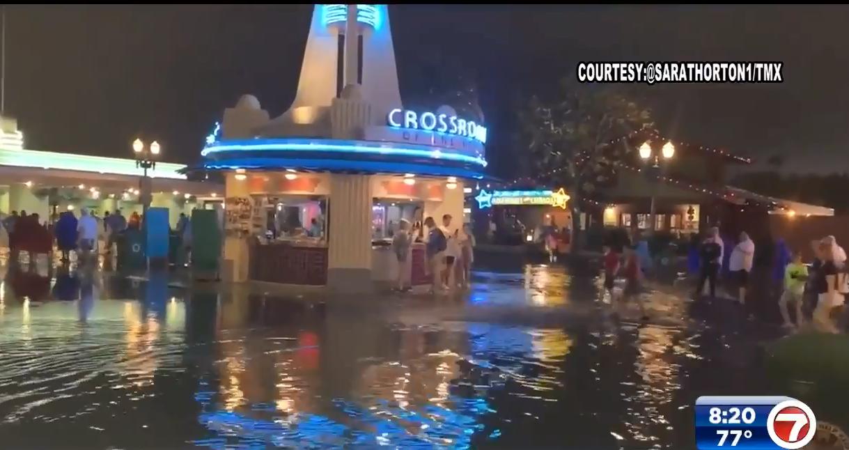 Rainy night brings flooding to Disney’s Hollywood Studios WSVN 7News