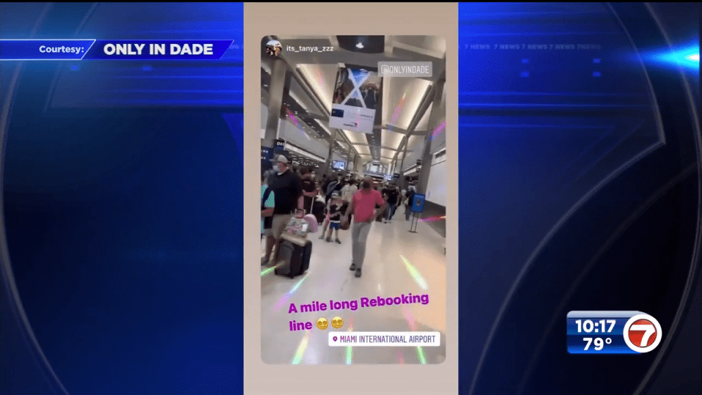 Weather causes delays and cancellations at Miami International Airport – WSVN 7News | Miami News, Weather, Sports