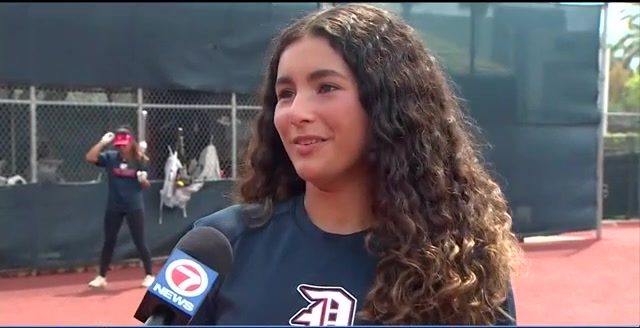 Doral Academy softball pitcher has talent on and off the field