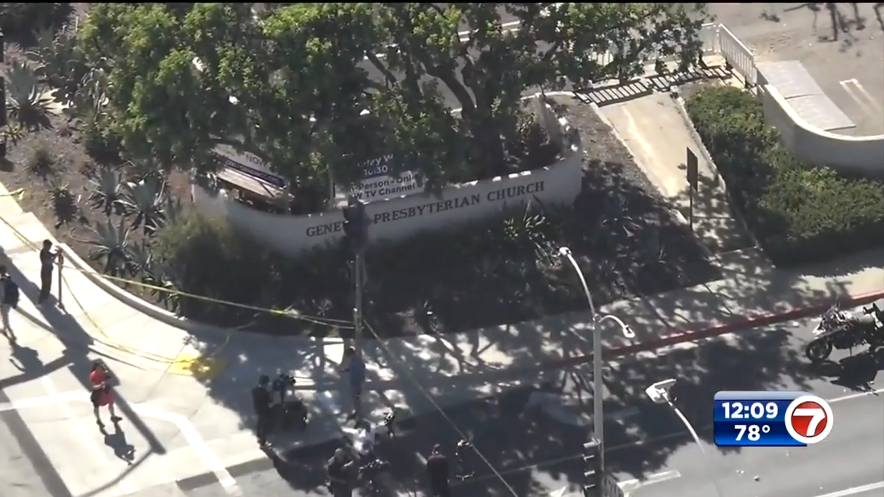 Gunman in California church attack subdued by parishioners - WSVN 7News ...
