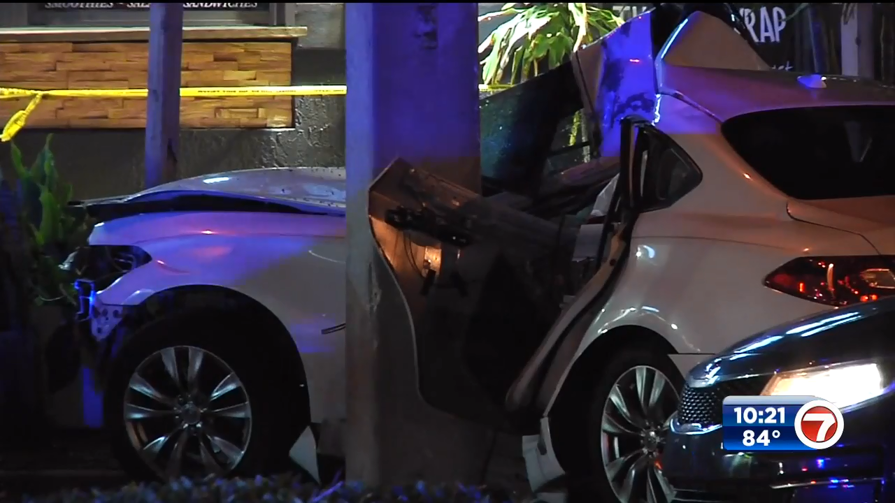 Man killed after 3vehicle crash in Oakland Park WSVN 7News Miami