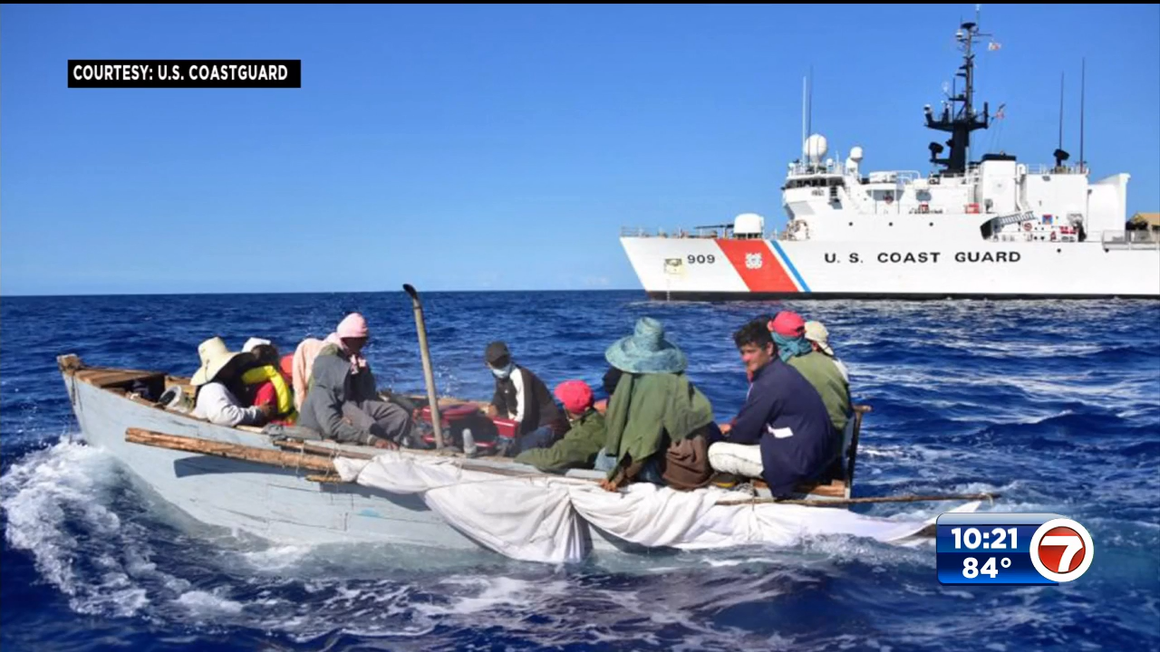 Coast Guard repatriates 43 Cuban migrants stopped off Florida Keys ...
