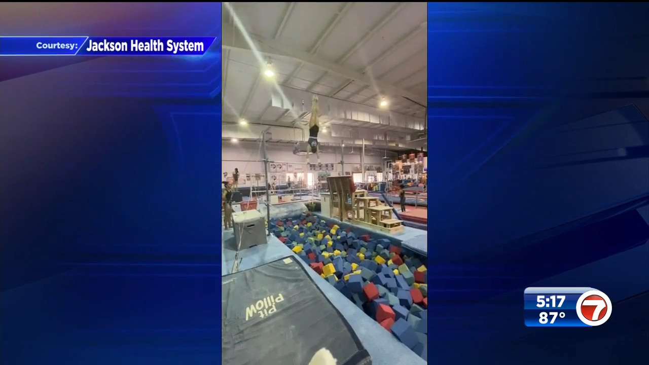 South Florida doctor helps young gymnast stay in the game after spinal