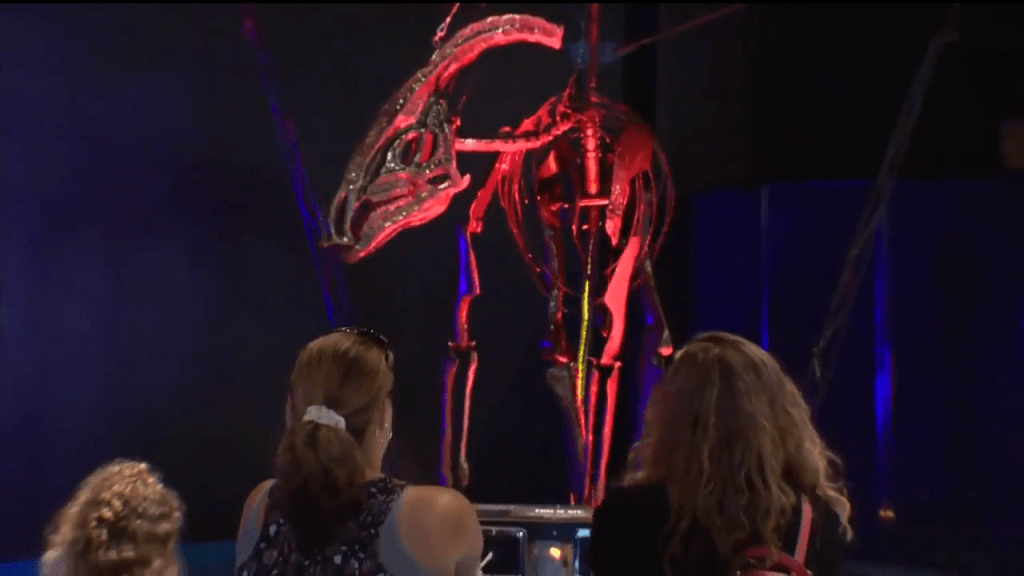dinosaurs in motion exhibit