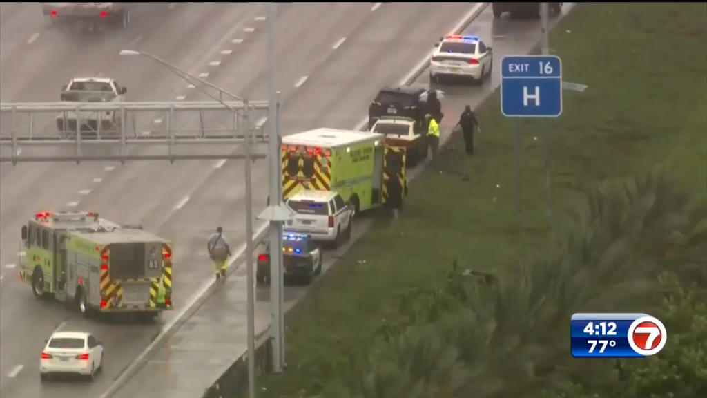 1 hospitalized following possible road rage shooting in Hallandale