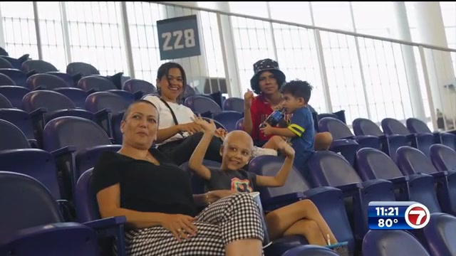 Marlins welcome Nicklaus Children’s Hospital patients on National Cancer Survivor Day