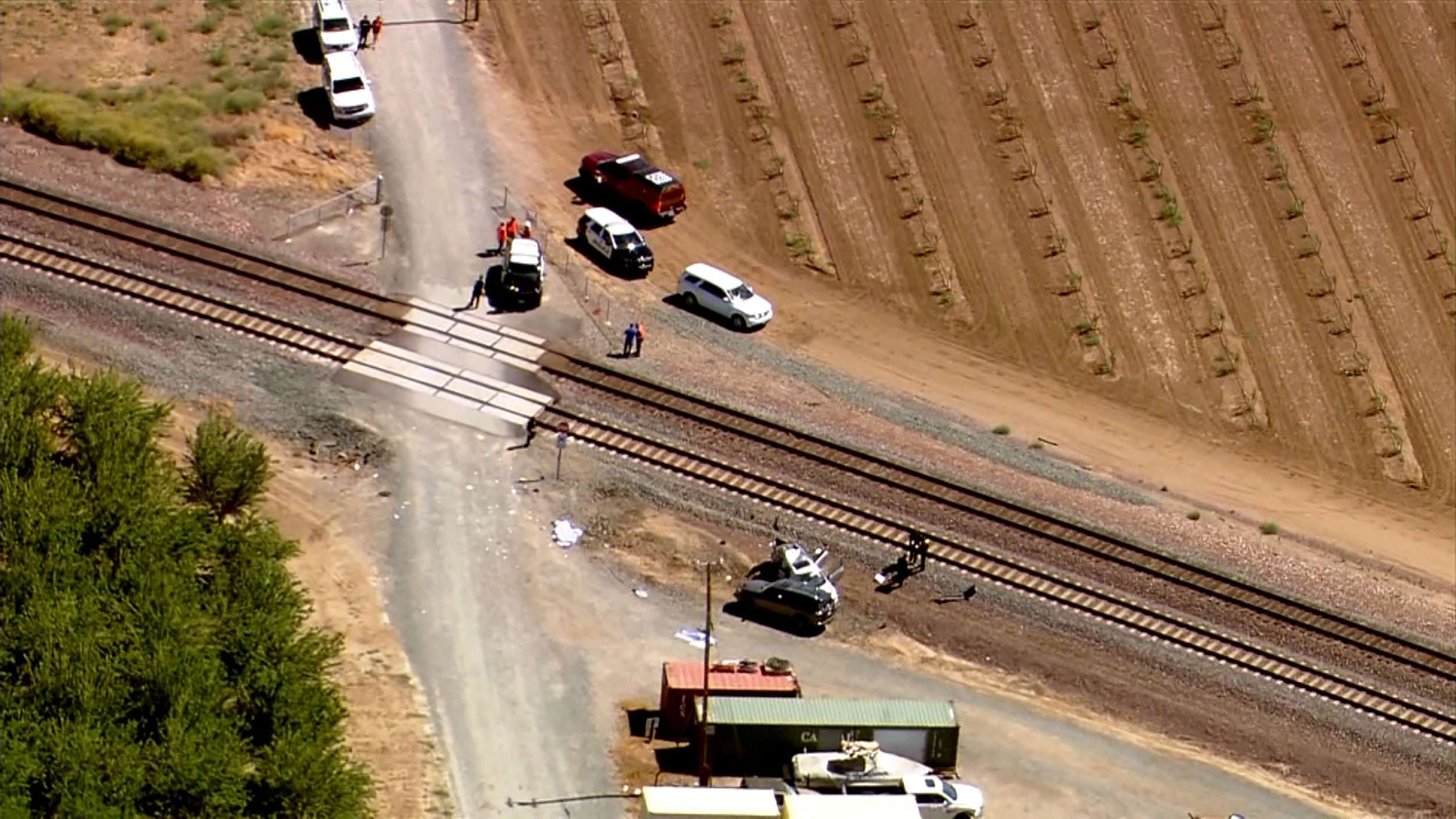 Amtrak train collides with vehicle at California intersection without ...