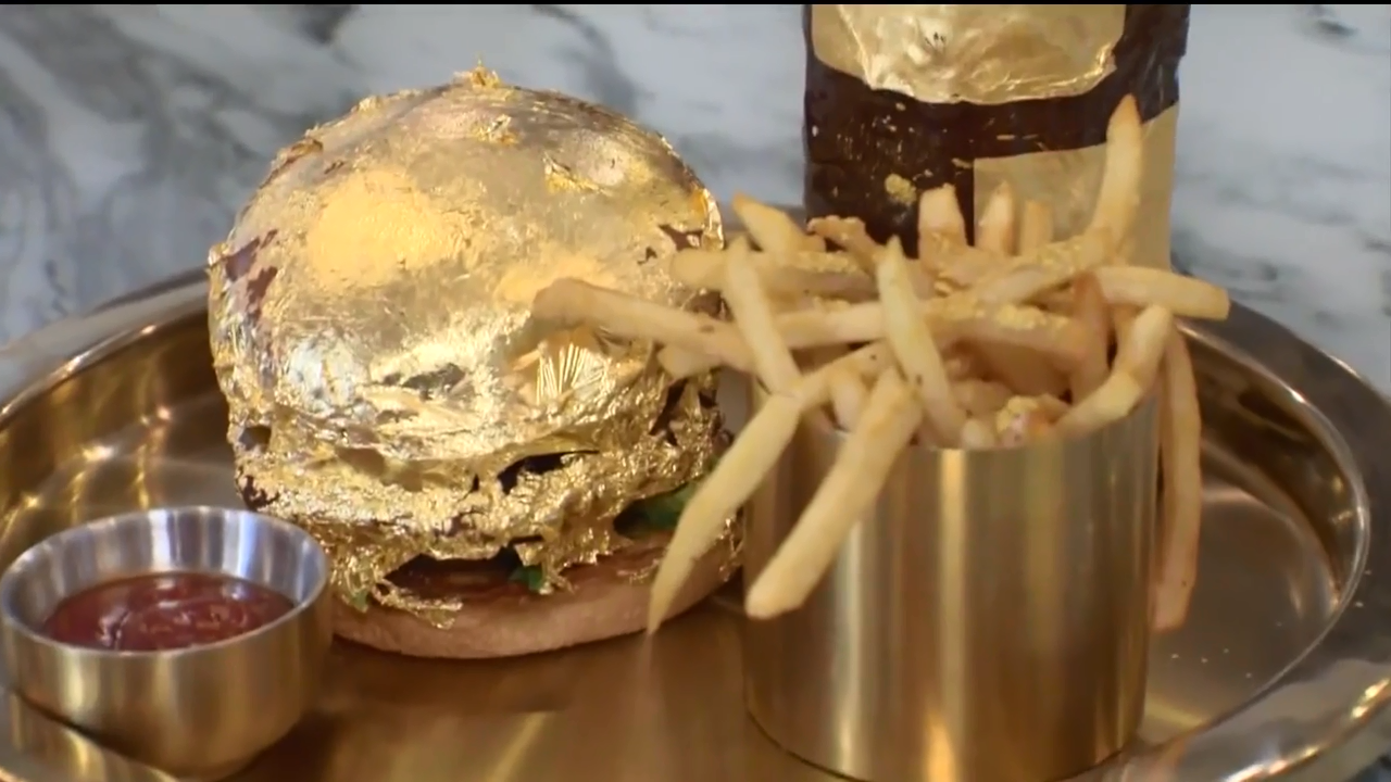 Sugar Factory revamps menu includes 24 Karat Gold Burger dish