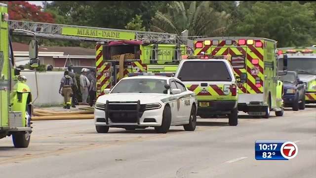 7 impacted after NW Miami-Dade home catches fire - WSVN 7News | Miami ...