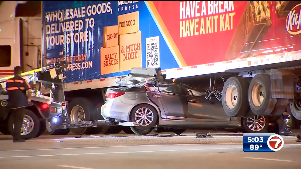 Driver found shot after 18-wheeler collision closes intersection in NW ...