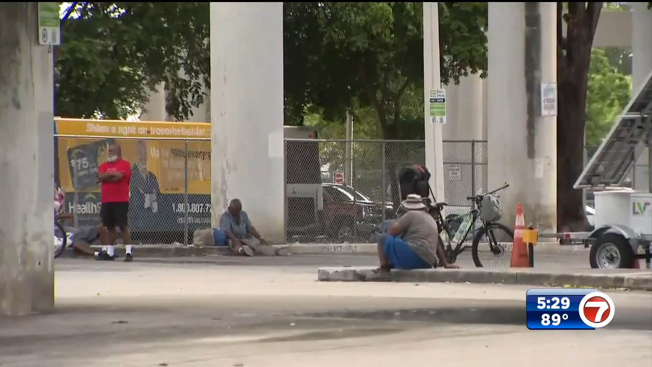 Commissioners discuss designated zone for homeless population WSVN