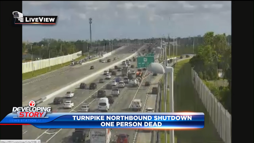1 dead in SW Miami-Dade; NB lanes of Turnpike closed near Kendall Dr. – WSVN 7News | Miami News, Weather, Sports