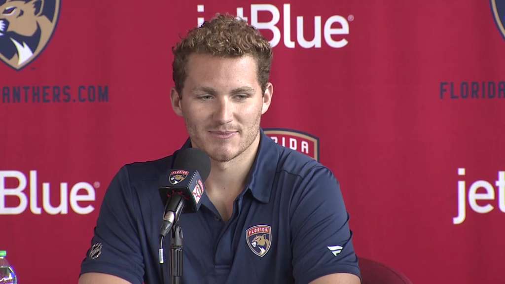 Tkachuk, Panthers completely ready for 1st coaching camp together