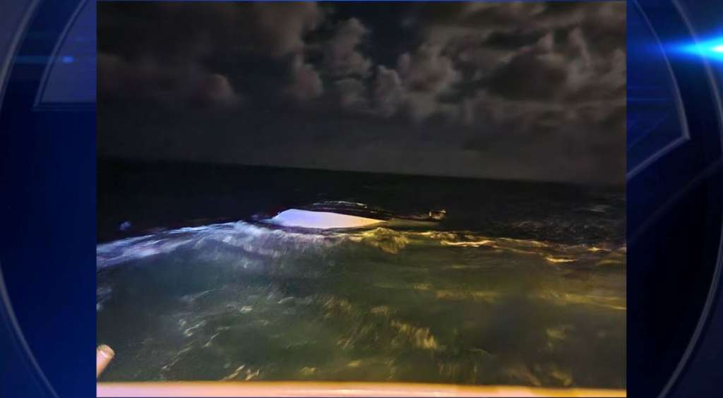 4 rescued after boat capsizes near Sands Key – WSVN 7News | Miami News, Weather, Sports