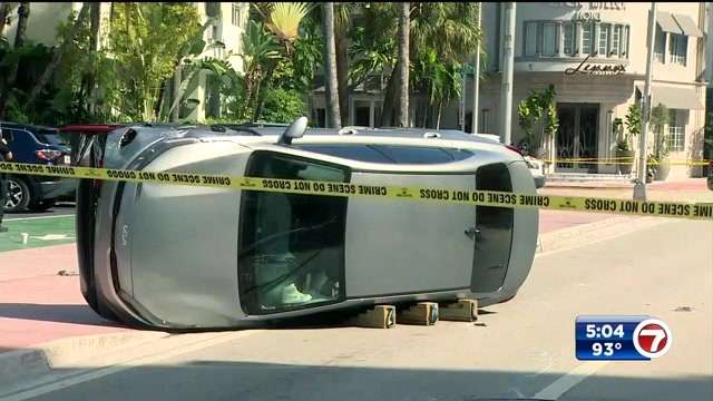 Pedestrian hospitalized after being struck by car near South Beach ...