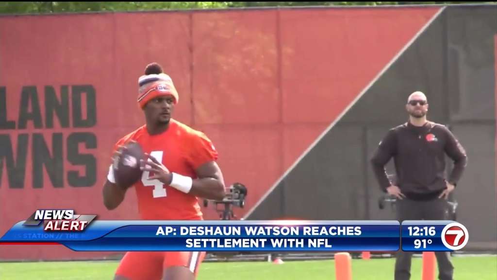 AP source: Browns QB Watson settles for 11-game suspension
