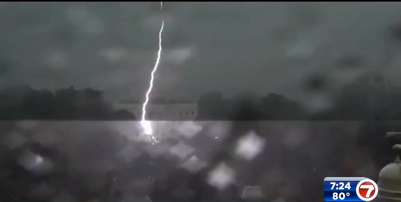 3 killed in lightning strike near White House WSVN 7News Miami News