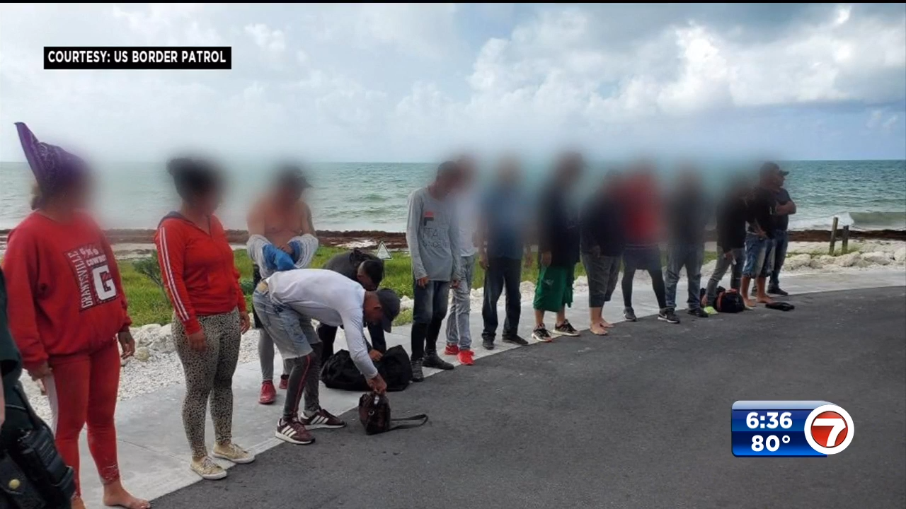 Migrants in custody after landing on Big Pine Key WSVN 7News Miami