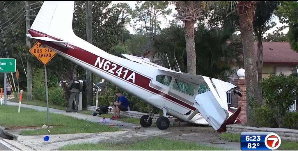 Pilot speaks out after plane crashes on busy Orlando street WSVN
