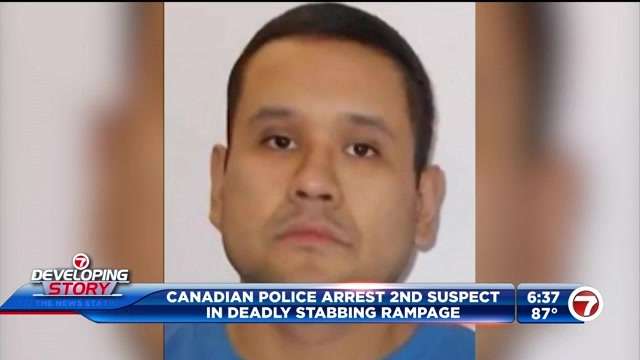 Canadian police arrest 2nd suspect in stabbing rampage - WSVN 7News ...