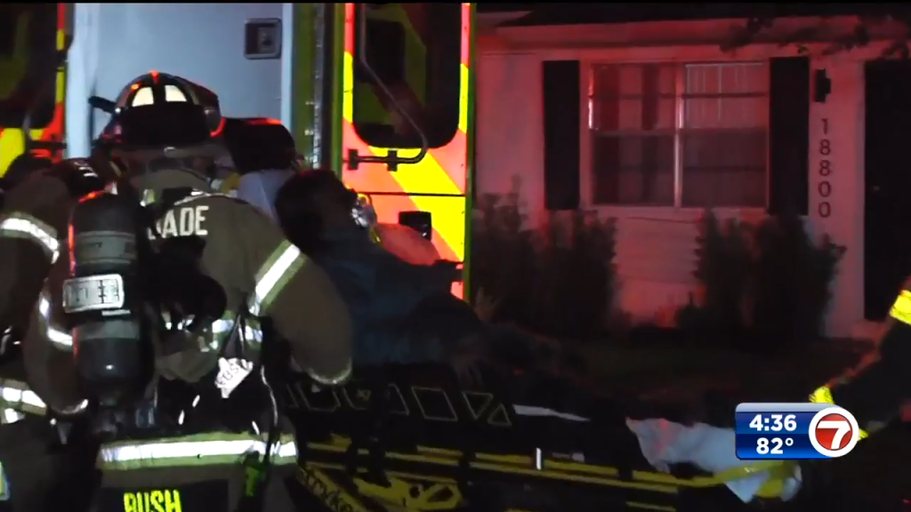 Fire breaks out at apartment in Northeast MiamiDade; 1 taken to hospital WSVN 7News Miami