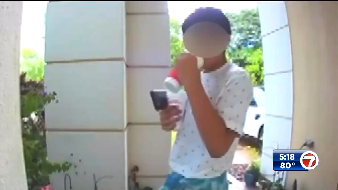 Caught on camera food delivery service gone wrong WSVN 7News Miami News, Weather, Sports