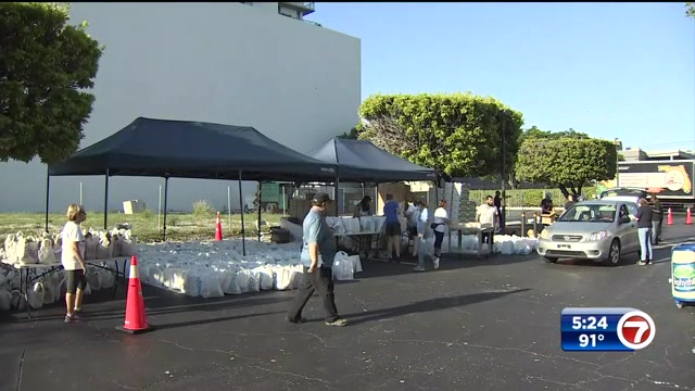 Greater Miami Jewish Federation hosts food distribution in Miami ahead ...