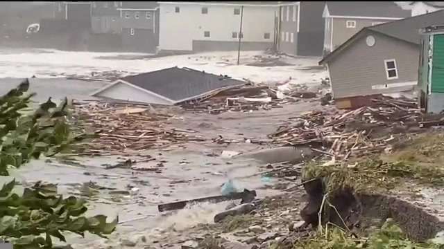 Fiona sweeps away houses, knocks out power in eastern Canada - WSVN ...