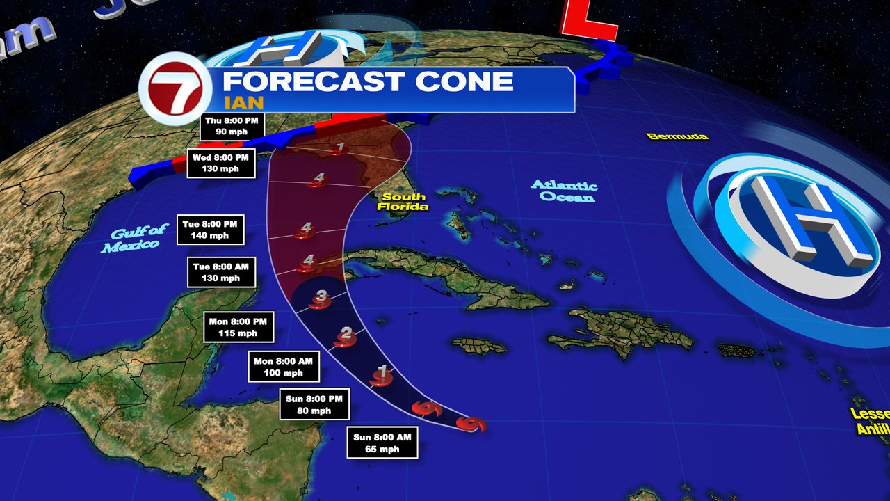 Florida emergency declared as Tropical Storm Ian strengthens WSVN