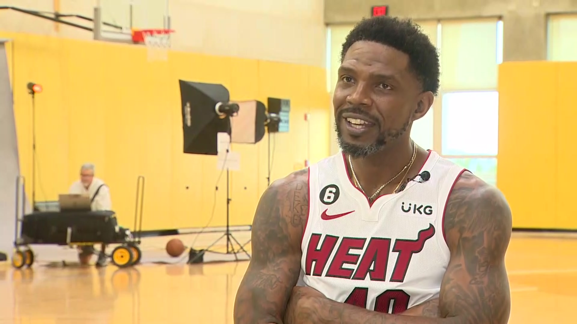 Udonis Haslem, Heat reflect on rare 20-year NBA career - WSVN 7News, Miami  News, Weather, Sports