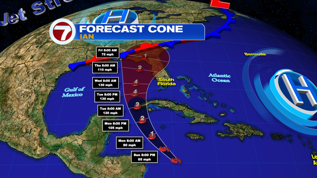 Tropical Storm Ian expected to rapidly intensify, with impacts to