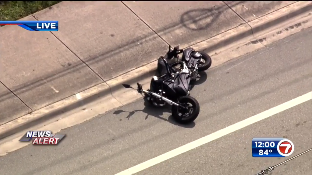 Motorcyclist ejected after crash in Tamarac WSVN 7News Miami News, Weather, Sports Fort