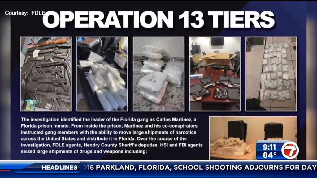 Florida Department of Law Enforcement makes huge drug bust WSVN 7News