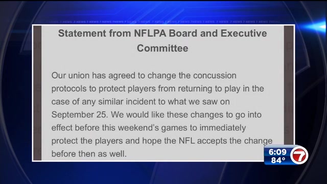 NFL gamers union urges quick improvements to concussion protocol