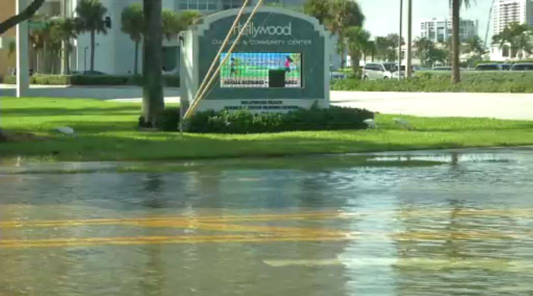 King tides flood streets in Hollywood WSVN 7News Miami News