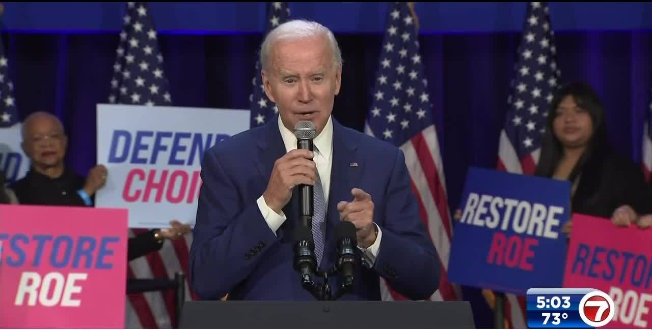 Biden vows abortion legislation as top priority next year
