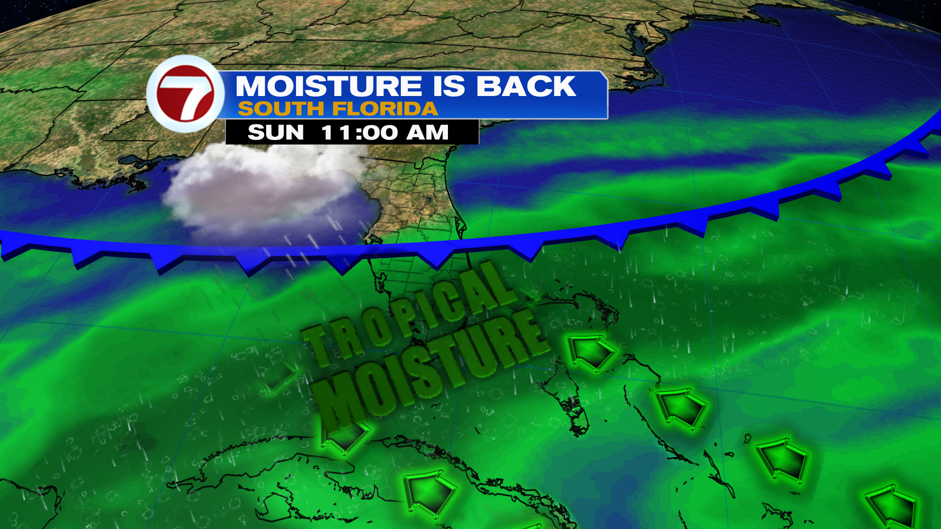 Soggy Sunday turns to Warm Sunshine Early Week - WSVN 7News | Miami ...