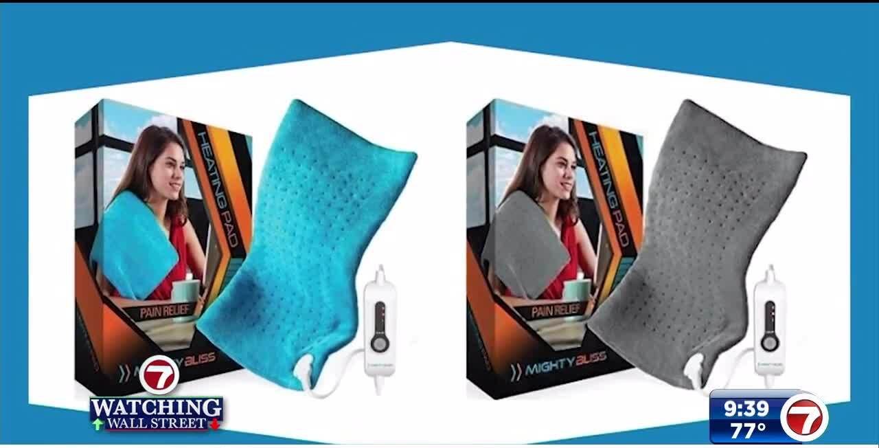 FDA recalls Might Bliss heating pads sold through Amazon, Walmart
